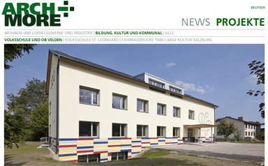 Screenshot unserer neuen Website
